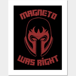 Magneto was right - vintage style Posters and Art